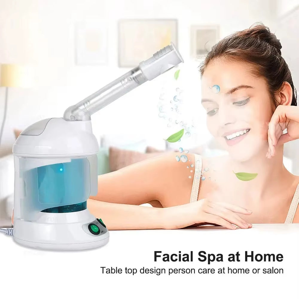 "Revitalize Your Skin with Our Portable Herbal Facial Steamer and Moisturizer - the Ultimate Spa Experience!"